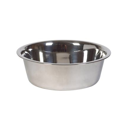 Hilo Hilo Silver Plain Stainless Steel 3 qt Pet Dish For Dogs 56630